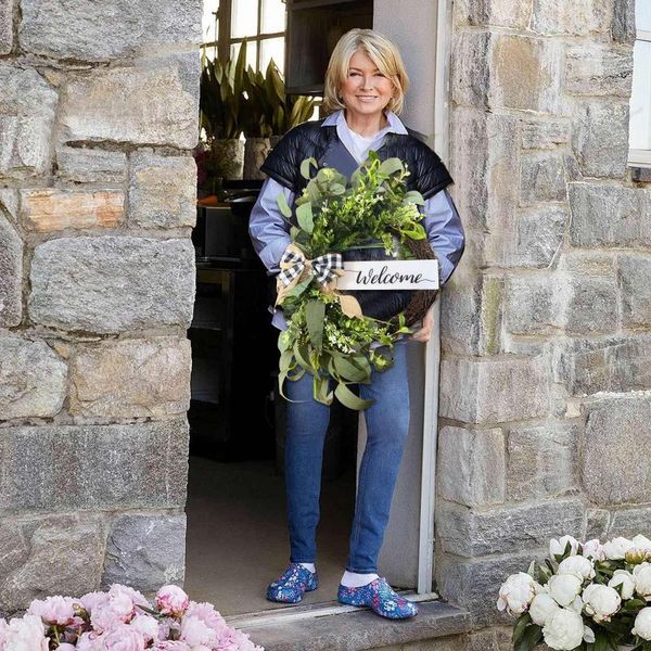 Flores decorativas Coroa de flores de boas-vindas à primavera Grandes ventosas Ganchos para janela externa pequena Porta da frente do Dia dos Namorados