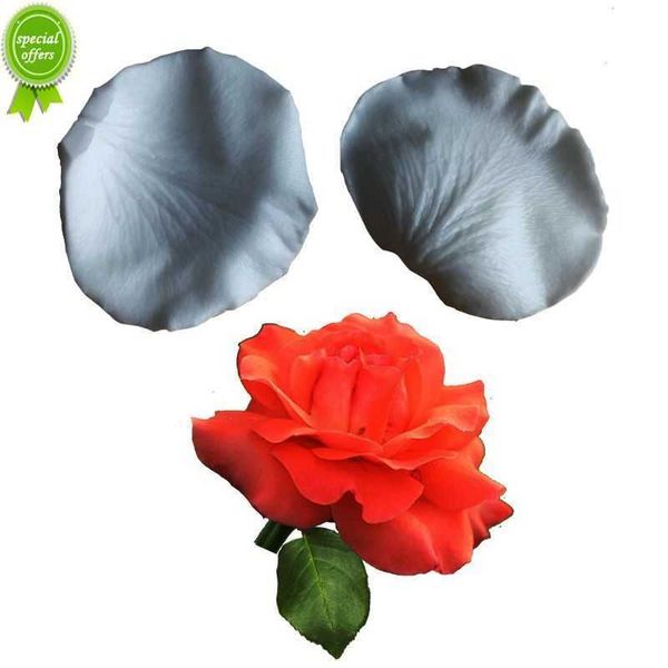 2 Teile/satz Rose Blume Fondant Paste Schokolade Blütenblatt Form Dekorieren Werkzeug Rose Blume Form Silikon Kuchen Backen Süßigkeiten Form