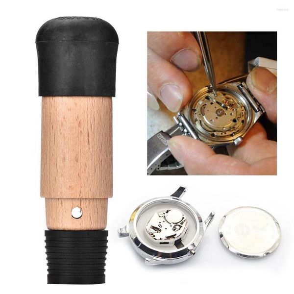 Kit di riparazione dell'orologio Apertura professionale dell'apri della cassa posteriore con aspirazione con strumento antigraffio con punta in gomma per orologiaio