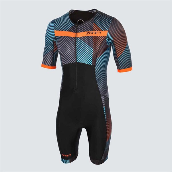 Fahrradbekleidung Sets Zone3 Männer Radfahren Racing Kurzarm Schwimmanzug Pro Rennrad Rollschuh Kleidung Fahrrad Triathlon Skinsuit OverallHKD230625