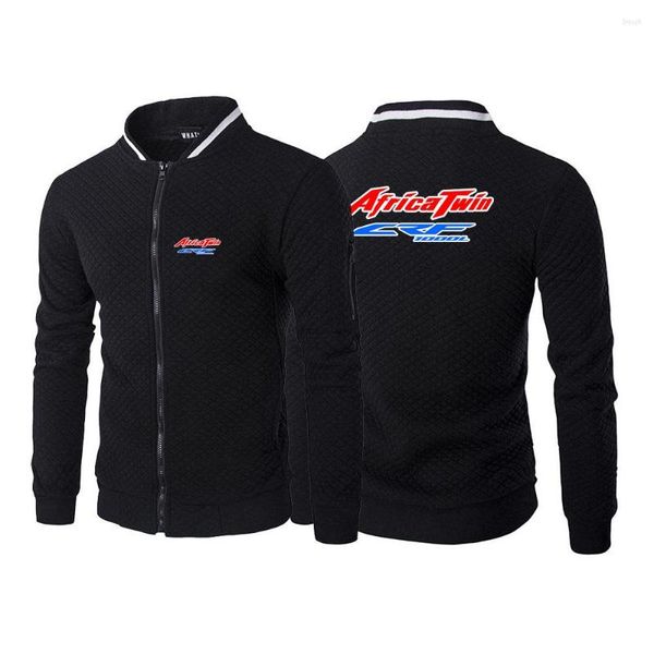 Männer Hoodies Africa Twin Crf 1000 L Crf1000 Männer Drucken Lässige Mode Frühling Herbst Sechs-farbe Zip Rundhals Hohe qualität Mantel