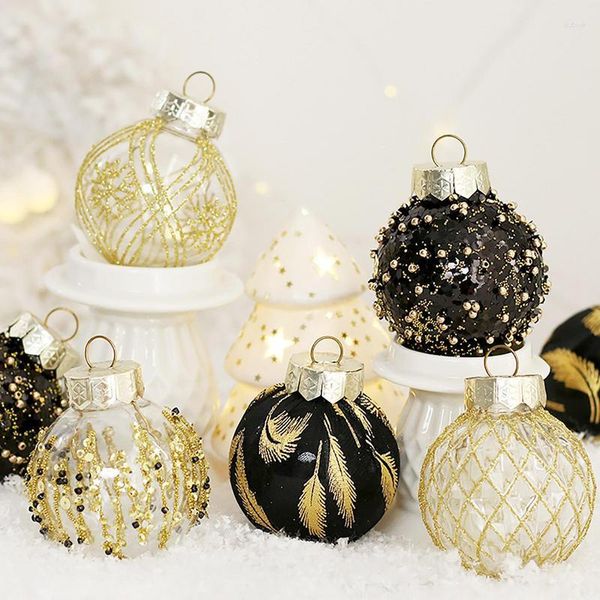 Party Dekoration 25 Stück Weihnachtskugeln Baum Ornament Ball Weihnachten Hängender Anhänger Home Decor 2023 Jahr Navidad