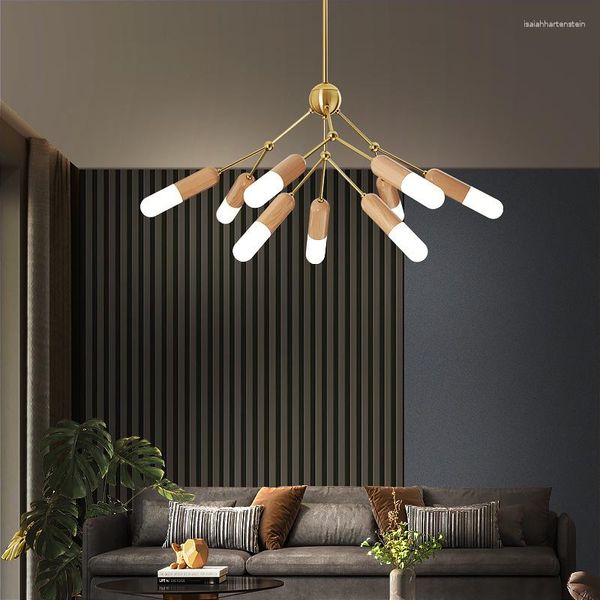 Lampade a sospensione Modern Led Lampadario di cristallo vintage Soffitto Decorazioni natalizie per oggetti decorativi per la casa Luminaria De Mesa