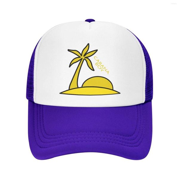 Ball Caps Desert Tropical Island Ärmellose Baseballkappe für Männer Frauen Mesh Verstellbare Freizeithüte Cartoon Tropic