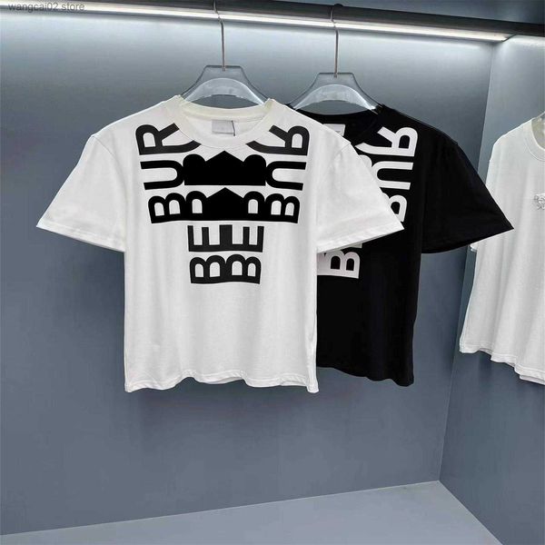 Erkek Tişörtler 2023Summer Erkek Tasarımcı Tişört Günlük Adam Kadın Tees Mektupları ile Kısa Kollu Baskı Üstü Satır Lüks Erkek Hip Hop Kıyafetleri Asya Boyut M-4XL T230625