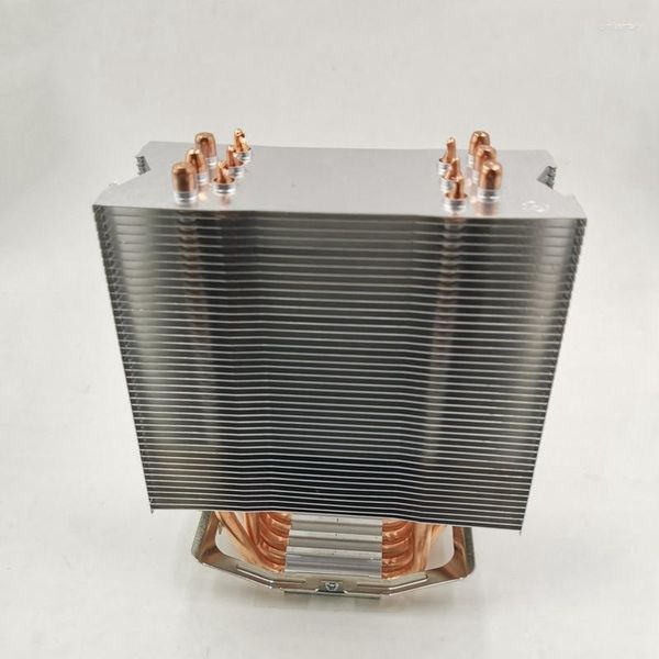 Компьютерный охлаждение 12 см охладителя ЦП Без вентилятора 6 Тепловая труба без вентилятора для вентилятора для Intel 775/1150/1155/1156/1366 AMD All