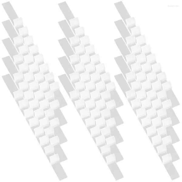 Depolama torbaları 50 PCS Takım Askı Anti-Slip Strip Sliping Strip Silikon Giysiler Kavramalar Yapıştırıcı Süsleme 7x1cm Şeffaf Silika Jel