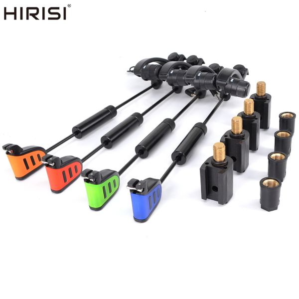 Fish Finder Hirisi LED Carp Fishing Swingers Conjunto com conector de troca rápida Indicadores de mordida de alarme B2029 230626