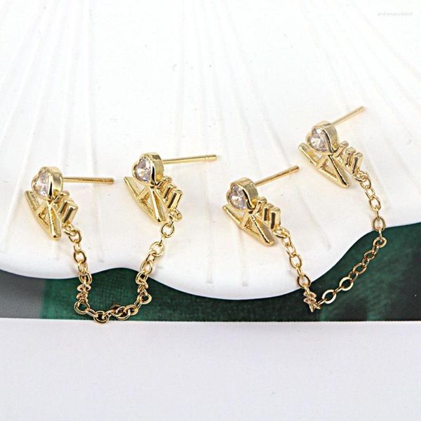 Серьги -грибы Fashion Gold Clore Heart Love Clip для женщин простой кросс хряще