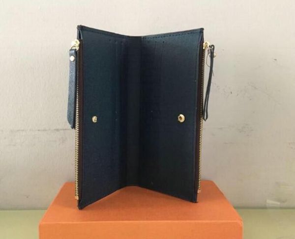 Brieftasche M61269 Neue Damen Kartenhalter Modenschauen Exotische Ledertaschen Ikonische Taschen Clutches Abend-Geldbörsen mit Reißverschluss Geldbörse KLKO0214