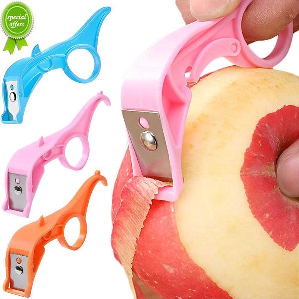 Nuovo pelapatate in acciaio inossidabile per Apple Kiwi Pelapatate per verdure Arance Taglierina Limone Peeling manuale Gadget da cucina portatili