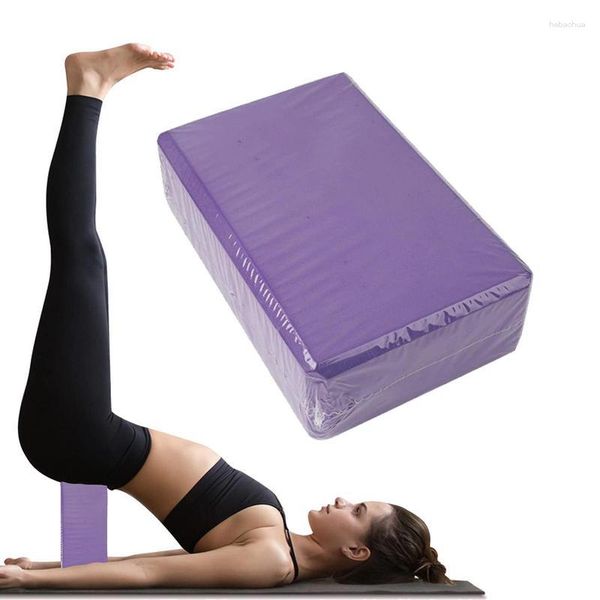 Blocchi di yoga Cinturino in schiuma antiscivolo per esercizio Pilates Allenamento Stretching Meditazione Stabilità Mattone ad alta densità