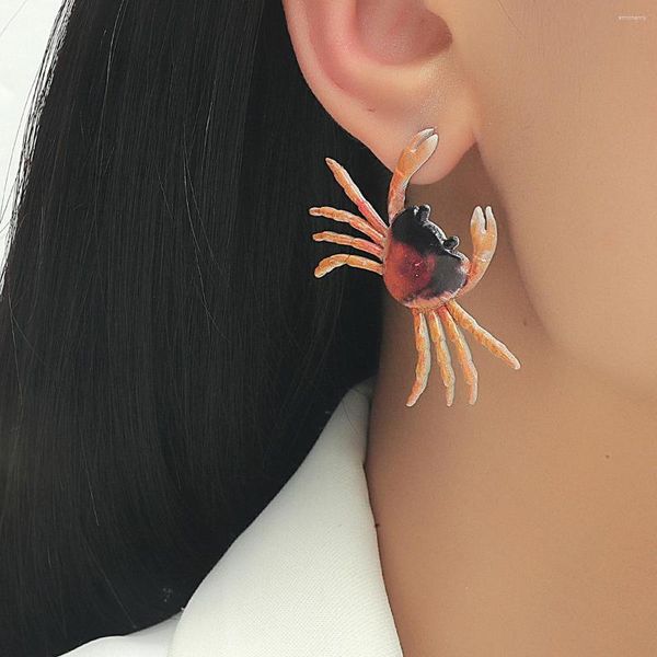 Baumeln Ohrringe Europäischen Und Amerikanischen Stil Krabben Halskette Set Koreanische Einfache Nette Tier Frauen Großhandel