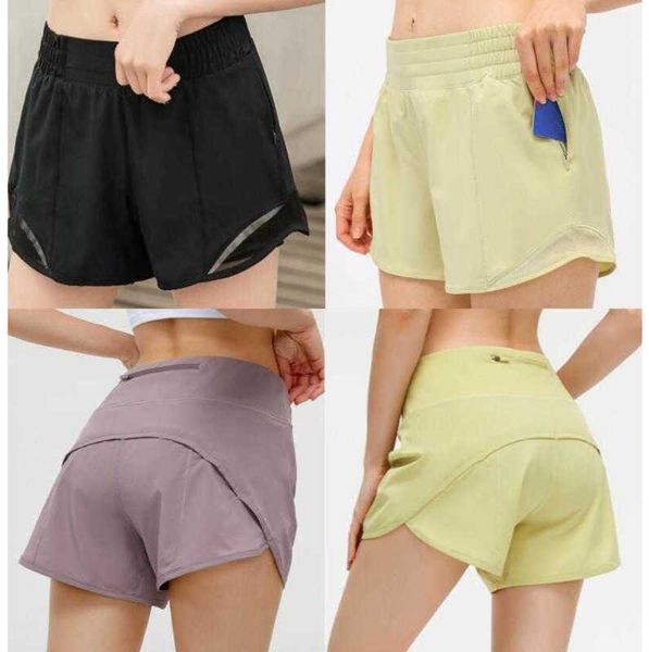 Nuovi pantaloncini da yoga da donna Hotty Hot Pants Pocket Quick Dry Speed Up Abbigliamento da palestra Abbigliamento sportivo Traspirante a vita alta