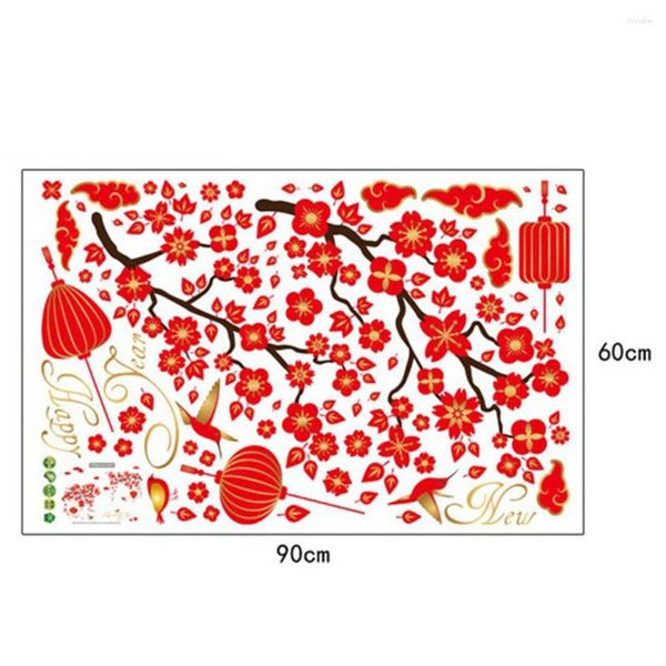 Wandaufkleber 2023 Chinesisches Jahr Frühlingsfest Aufkleber Flügelaufkleber ///////////////////////////////////// //