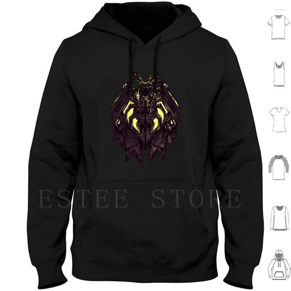 Felpe con cappuccio da uomo -Paladin Class Crest manica lunga World Of Paladin Shield Alliance Horde Symbol Logo