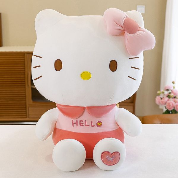 Dimensioni diverse all'ingrosso di simpatico nuovo gattino peluche bambola ragazza cuscino regalo di compleanno per bambini
