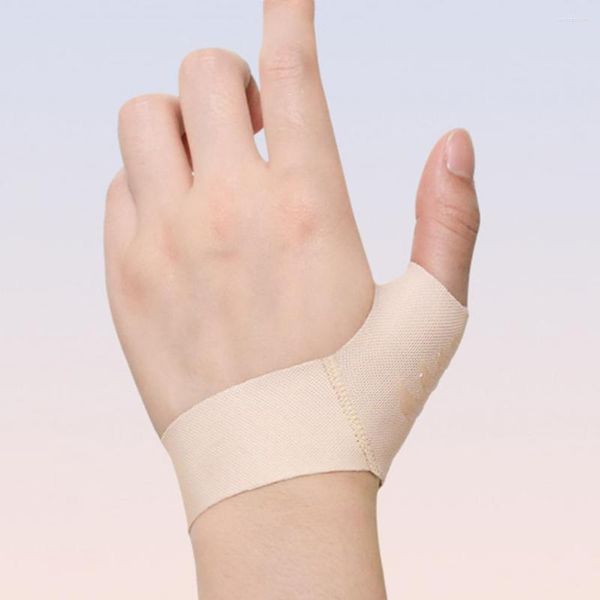 Suporte de pulso protetor de polegar elástico proteção sem dedos luva respirável para mamãe