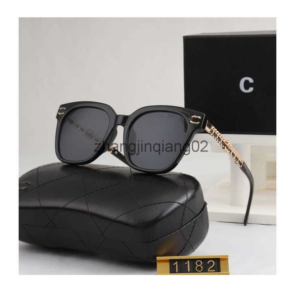 Designer Chanells Glasses canalizações Cycle Luxury Sports Polarize Sunglass Men Mulheres Mulheres Vintage Baseball Driving Turismo Round Black Sun Glasses