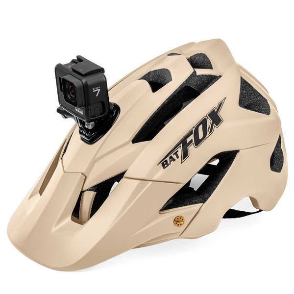 Capacetes de ciclismo BAT Capacete de bicicleta de estrada MTB Capacete de bicicleta de estrada Farol/Câmera Capacete de ciclismo Esporte Seguro Chapéu para homem e mulher Capacetes de ciclismo HKD230626