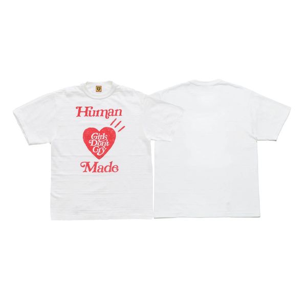 Ragazze Don't Cry Lettera stampata HUMAN MADE T-shirt da uomo 100% cotone Tessuto confortevole T-shirt a maniche corte per uomo Donna S-2XL Japan Tide Brand Tee