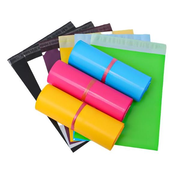 28 cm x 42 cm bunte Express-Tasche Poly Mailer Versandtasche Umschlag selbstklebende Dichtung Plastiktüte Großhandel