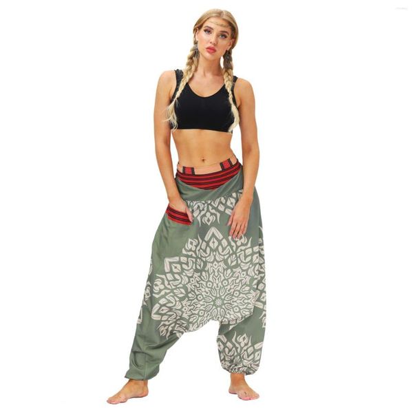 Active Pants Yoga For Women 4xl Pantaloni larghi casual Baggy Boho Jumpsuit Harem Men Short