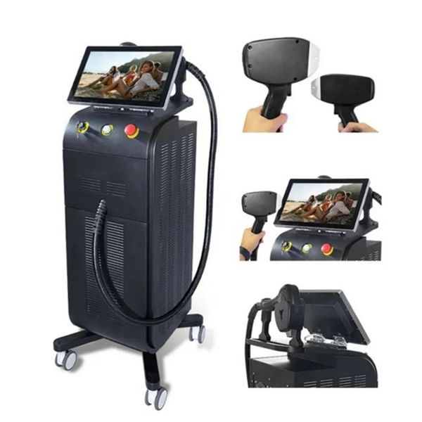 2024 NEW HOT 2 Handle 808 nm Diode Laser Skin Rejuvenation Fast Permanently Device 200millions Shots Permanent armpit Hair Removal Devices for men 1200W 1600W