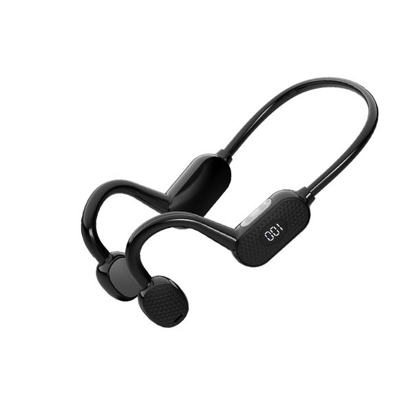 TWS VG07 Drahtloser Kopfhörer Knochenleitung Bluetooth V5.1 Wasserdichtes Headset Ohrhörer LED-Anzeige Mobiltelefon-Headset mit Mikrofon Einzelhandelsverpackung