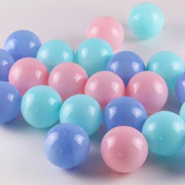 Decoração de festa 100 pçs Bolas Pit Ball Esporte ao ar livre Colorido Piscina de água macia Onda do mar Crianças Brinquedos engraçados Cores misturadas