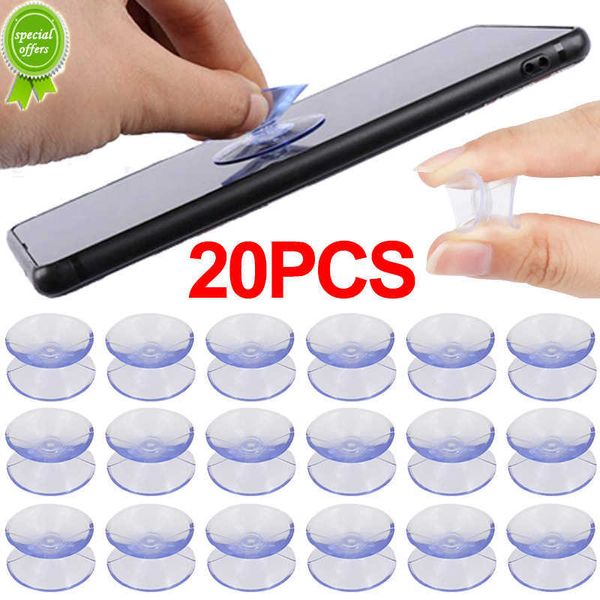 Neue 20PCS Doppelseitige Saugnapf 20/30/35mm Vakuum Nicht-slip Klar Sucker Pads für Glas Auto Fenster Küche Tisch Top Spacer Halter