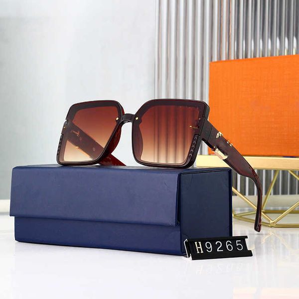 Оптовые из новых зарубежных солнцезащитных очков Square Sunglasses Street Shot модные модные очки