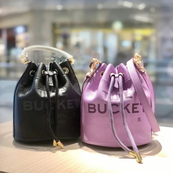 o micro balde saco M ombro luxo M tambor bolsas cordão pull encerramento corda alça superior bolsa crossbody totes bolsas bolsas carteira