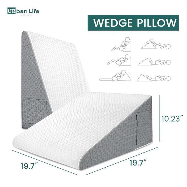 CuscinoCuscino decorativo Cuneo per letto a pelo dopo intervento chirurgico Triangolo Air Layer Cover Memory Foam 230626