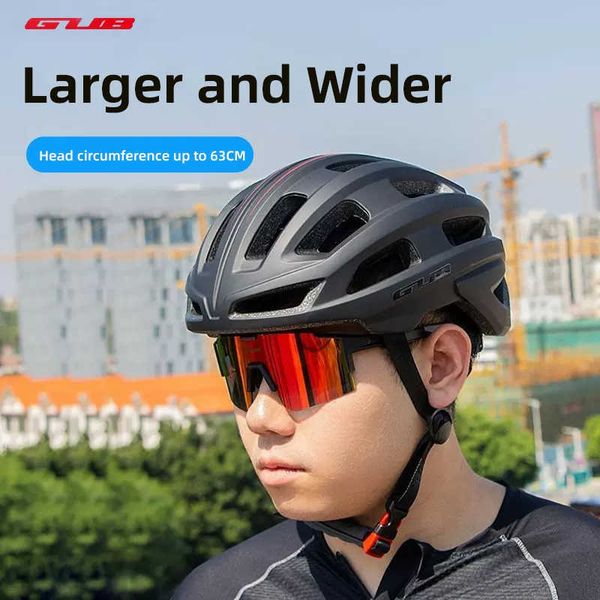 Велосипедные шлемы Bicyc Helmet XXL Большой размер Цельнолитой защитный велосипедный шлем против столкновений Взрослые мужчины и женщины MTB Открытый велосипедный шлем HKD230626