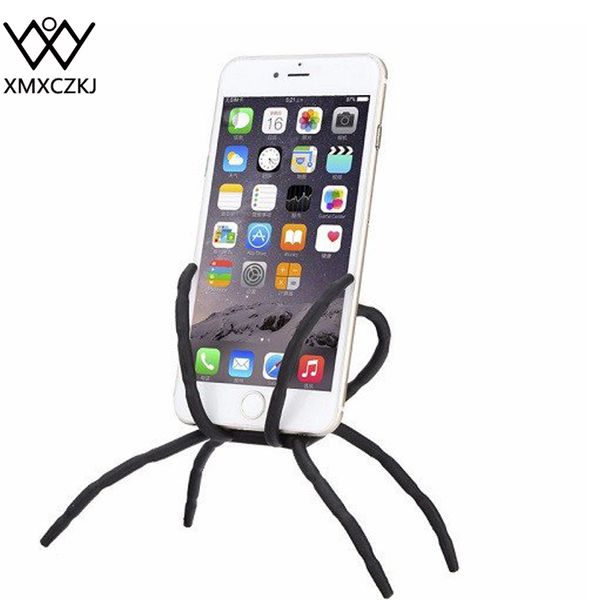 XMXCZKJ Universal Spider Supporto per impugnatura flessibile Supporto per supporto per Huawei Xiaomi Samsung Supporto per telefono per auto Supporto regolabile