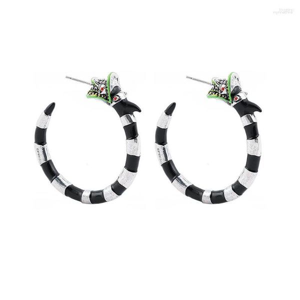 Hoop Ohrringe 2023 Übertriebene Persönlichkeit Gothic Cool Dragon Für Frauen Mode Retro Punk Designer Schmuck Hip Hop Party Geschenke