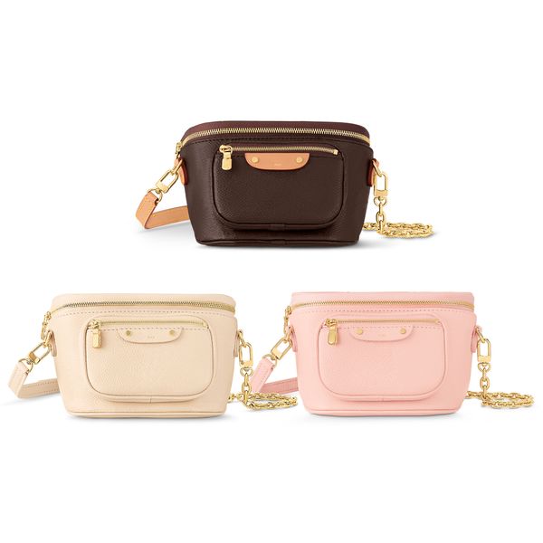 M82335 M82208 Mini bumbag cinto no peito bolsa de luxo bolsa feminina clutch bolsa de cintura bolsa de cintura masculina bolsa estilingue estilingue moda crossbody bolsas de ombro de couro