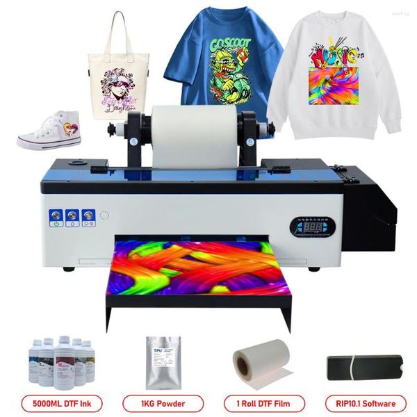 Drucker A3 Wärmeübertragung PET-Folie DTF Roll Feeder T-Shirt Druckmaschine für T-Shirt Jeans Hoodies Kleidung