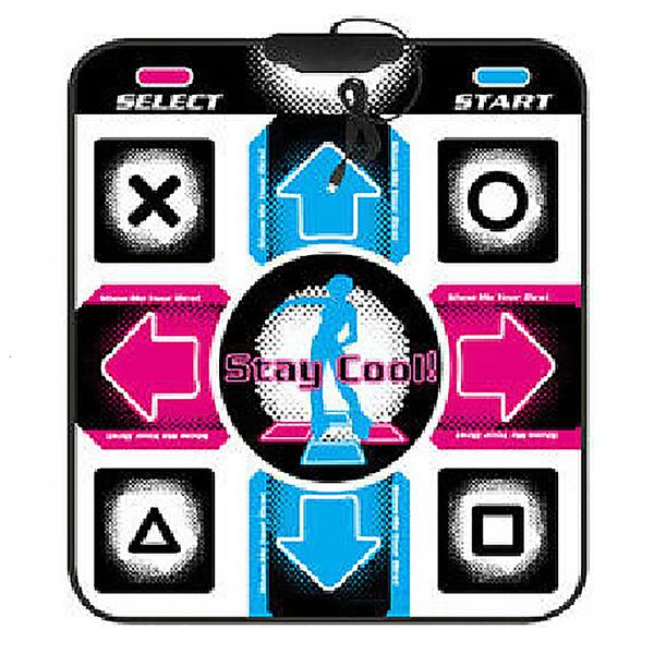 Dans Paspasları USB PC Slip Dans Olmayan Dans Pad DDR Tasarım Dans Devrimi Ayak Baskı Hareketleri Adım Arcade Oyunu Fitness Vücut Geliştirme Mat 230625