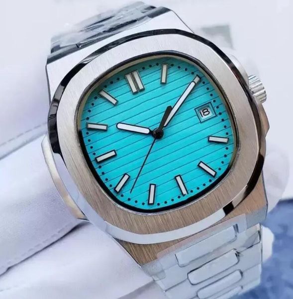 U1 Orologi da polso AAA di alta qualità Luxurys Orologi da lavoro da donna da uomo Cinturino in maglia di acciaio analogico con data da polso da uomo Marca 5711 ERUY Movimento Orologi Montre Luxe