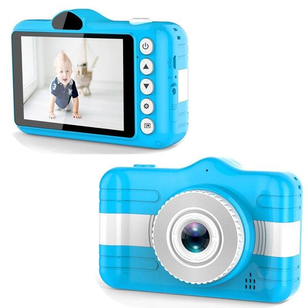 Conectores Cámara para niños Cámara digital para niños 3,5 pulgadas Cámara de dibujos animados lindos juguetes Regalo de cumpleaños para niños Cámara de video fotográfica de 12mp 1080p para niños