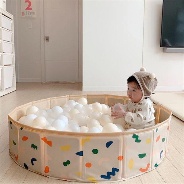 Baby Rail Multifunzionale Toddler Indoor Outdoor Recinzione Baby Box Ocean Ball Pit Parco giochi Pieghevole Bambini Giocano Piscina con palline per bambini 230625