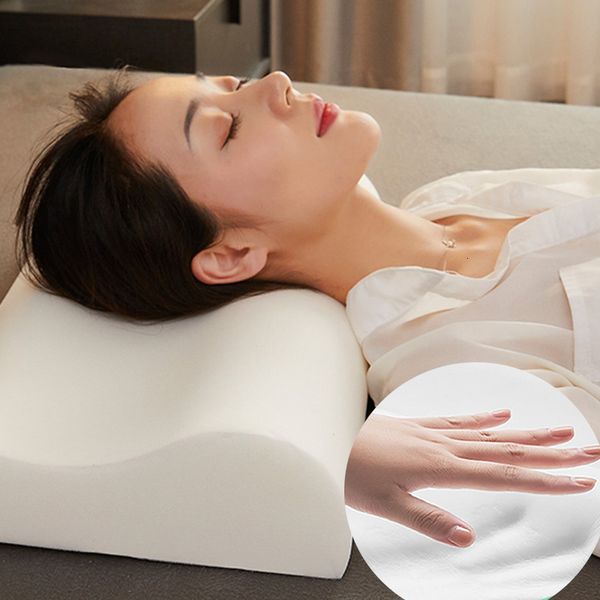 Cuscino ortopedico per dormire in memory foam di bambù Oreiller sano traspirante sollievo dall'affaticamento del collo 230626