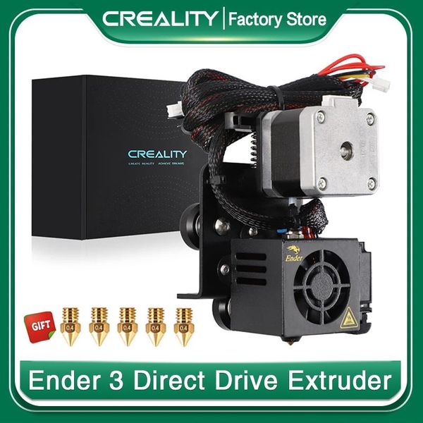 Tarama Kırmızılık Ender 3 Direct Drive Extruder Ender 3 / Ender3 Pro Yükseltilmiş 4240 Step Motor Hotend Kit 1.75mm Fan Kabloları