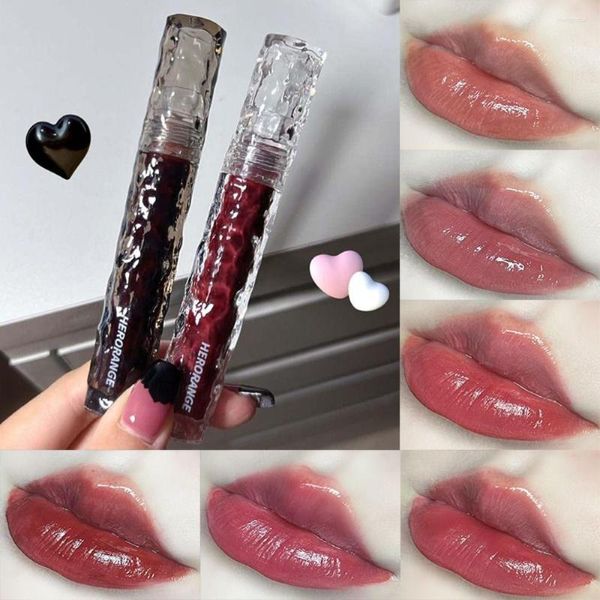 Lucidalabbra Cosmetici Lucidalabbra Smalto Strumento per il trucco Specchio idratante Gelatina colorata Rossetto liquido Plumper