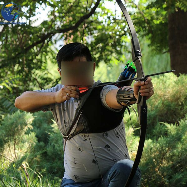 Bogen Pfeil Jagdbogen Recurvebogen Erwachsener Bogenschießenbogen Jagdbogen Outdoor-Schießen Sport Recurve gerader Bogen linke und rechte Hand universalHKD230626