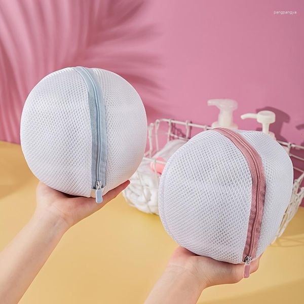 Armazenamento de cozinha 1 peça Saco de lavagem de sutiã Malha multifuncional Proteção de lavanderia conveniente que pode ser usada para lavar meias e roupas íntimas