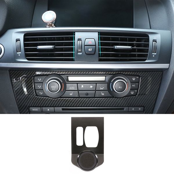 Para BMW X3 X4 F25 F26 2010-2016 Liga de Alumínio Car Air Vent Mobile Phone Holder Moldagem Interior