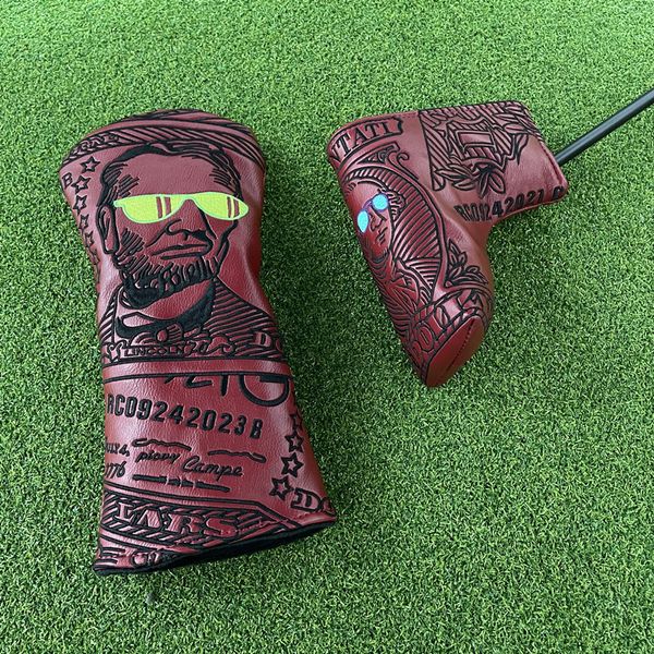 Andere Golfprodukte Dollar-Abdeckung Golf-Holzabdeckung Driver Fairway Hybrid-Wasserdichter Schutzsatz Langlebige Golf-Putterkopf-Schlägerabdeckungen 230625